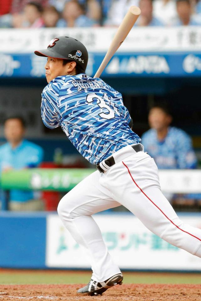 　先制２点打を放ったロッテ・菅野