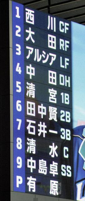 清宮、２試合連続「５番・一塁」で先発へ　栗山監督「勝つために必要」