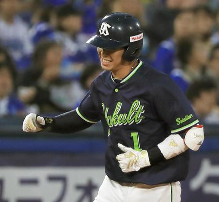 　３回、１０号ソロを放った山田哲