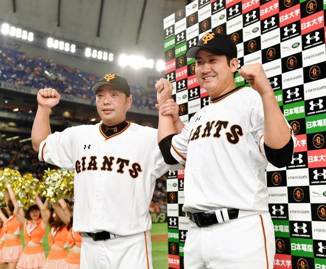 巨人・菅野　プロ初本塁打＆５勝目　一発は「まぐれです」