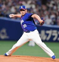 力投する中日・松坂大輔＝ナゴヤドーム（撮影・高部洋祐）