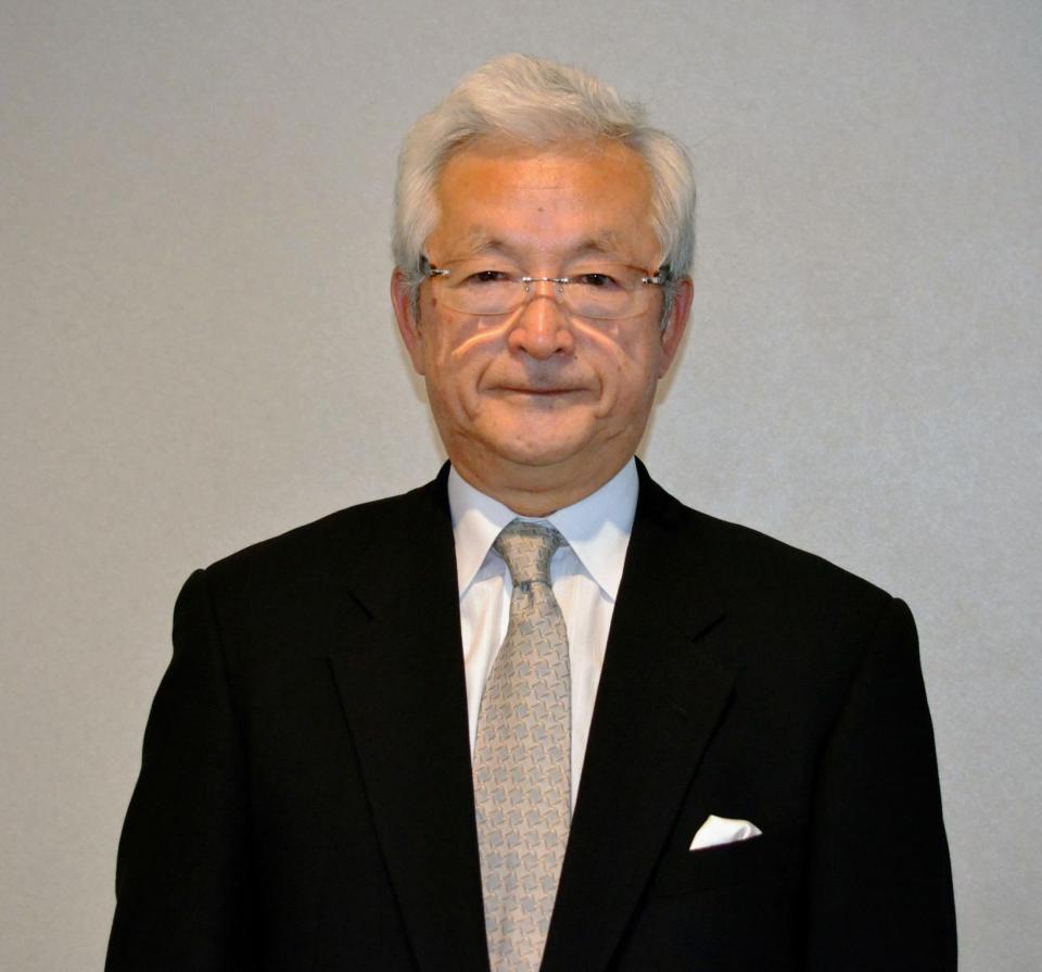 全日本野球協会の新会長に就任した山中正竹氏