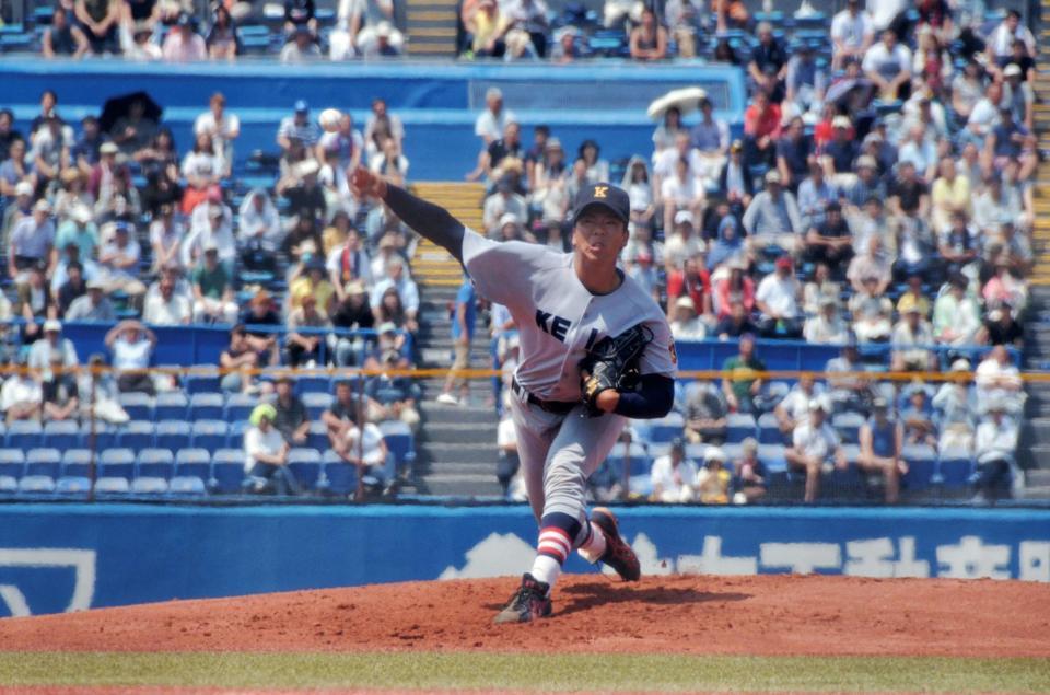 ６回１失点で今季２勝目を挙げた慶大・高橋亮