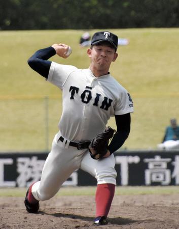 高松商打線を完封した大阪桐蔭・柿木