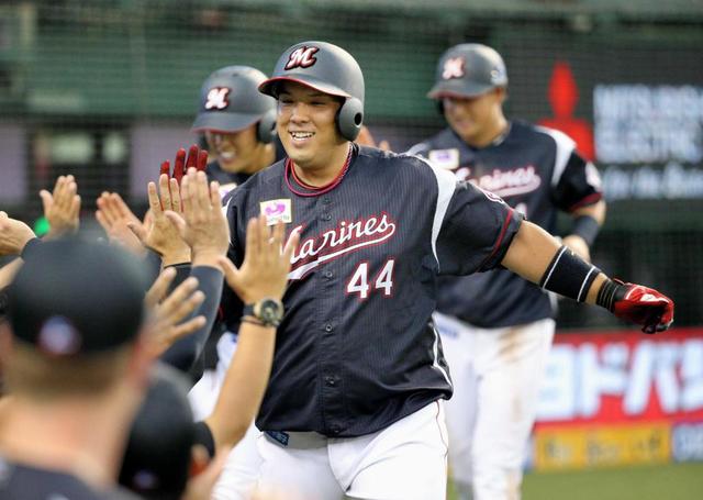 ロッテ・井上　故郷広島へ公約通りの一発