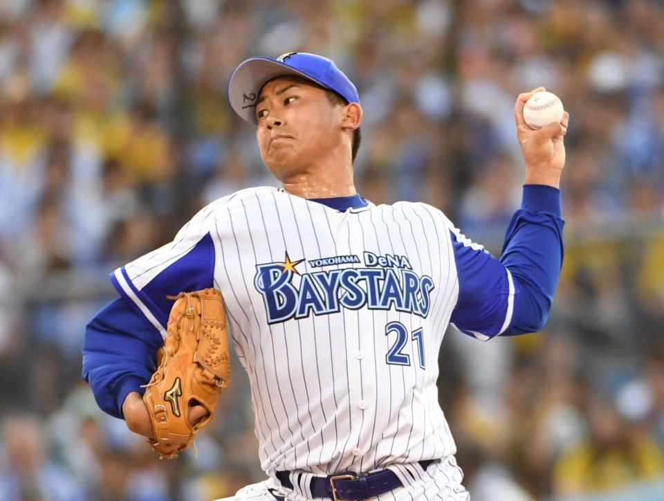 力投するＤｅＮＡ・今永昇太＝横浜スタジアム（撮影・棚橋慶太）