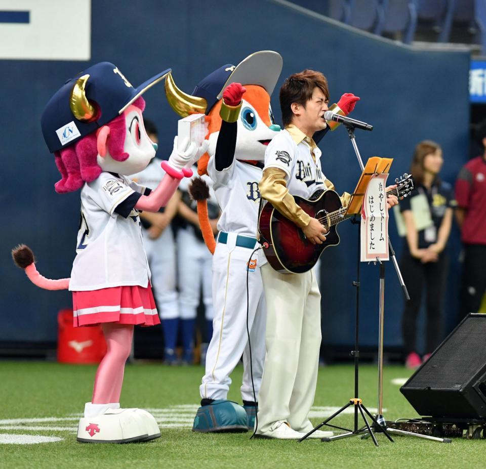 熱唱するＡＭＥＭＩＹＡ＝京セラドーム大阪（撮影・山口登）