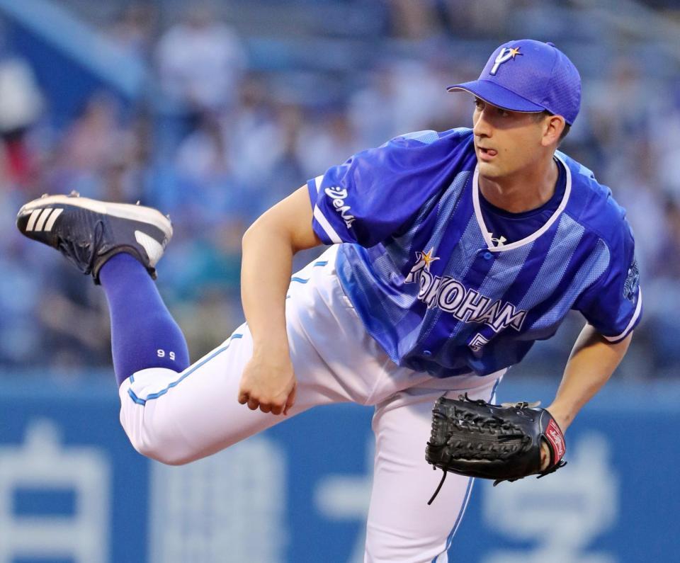 ヤクルト戦に先発したＤｅＮＡのウィーランド＝神宮球場