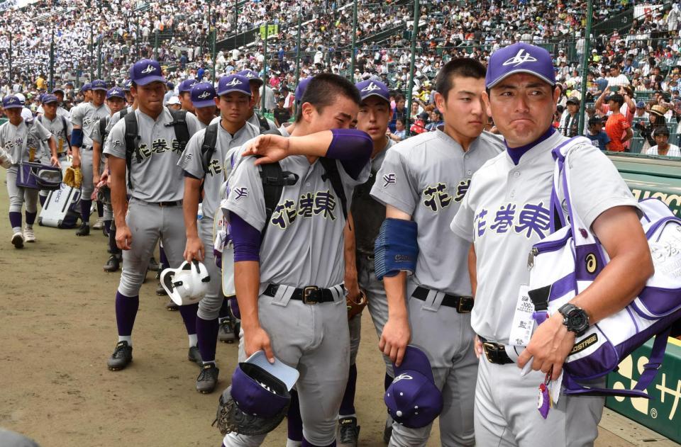 花巻東 アウトカウント勘違い 堅守崩れ初戦敗退 野球 デイリースポーツ Online