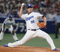 　６回３失点で５勝目を挙げた松坂