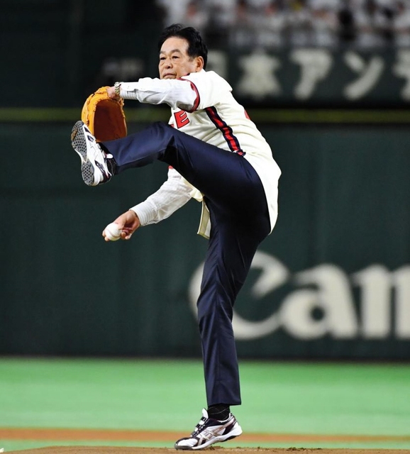 68歳の村田兆治氏が始球式で驚きの球速…それでも「ダメだなあ」