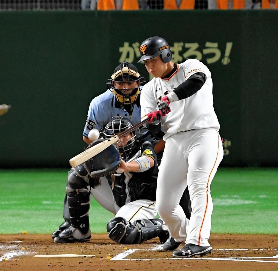 巨人・岡本4番の仕事打 初回2ラン、五回に中押しの適時打/野球/デイリースポーツ online