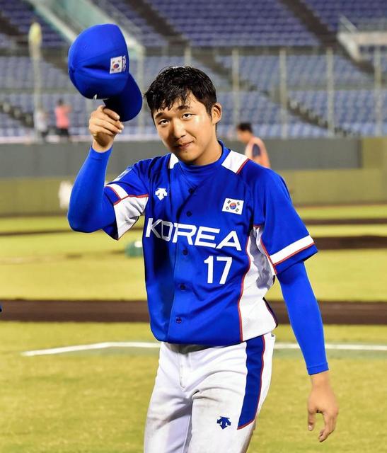 吉田輝星から３ランの韓国選手「予想よりいい投手」斗山から指名のキム・デハン