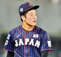 　４回から登板し、２点を失ったＵ１８日本代表・吉田（撮影・中田匡峻）