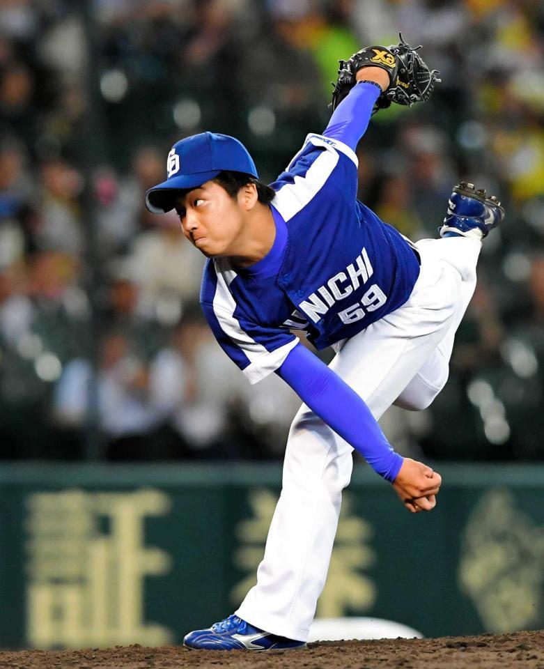 　力投する山本拓実