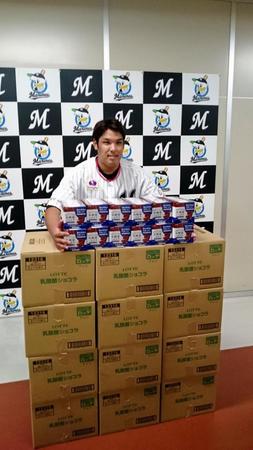 「乳酸菌ショコラ」５年分をゲットした井上