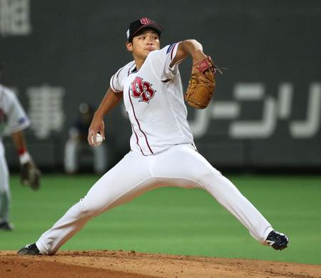 　５回無失点と好投したオリックス・榊原