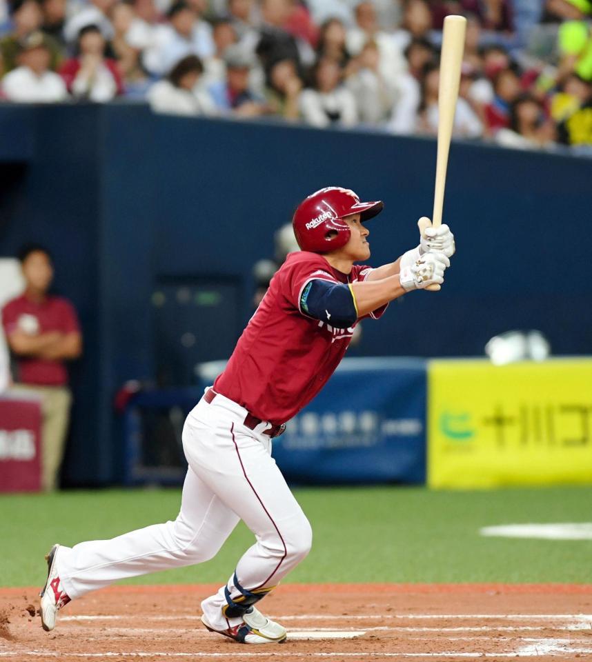 楽天 銀次ｃｓ消滅阻止ｖ３ラン 田中と新人王を争う山本を粉砕 野球 デイリースポーツ Online