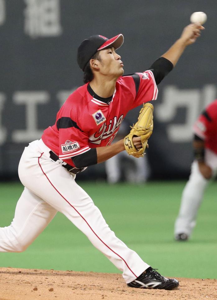 　日本ハム戦に先発したロッテ・山本