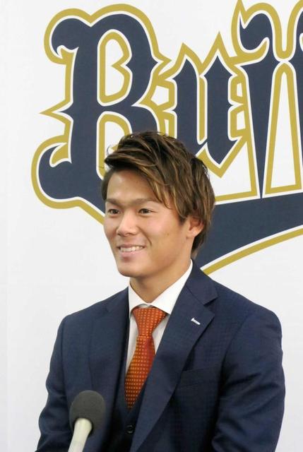 オリックス・山本、年俸５倍増の４０００万円　ケガでの離脱で「６０点」