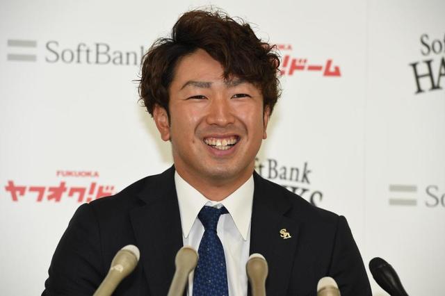 ソフトバンク・西田、６００万円増でサイン　恩師・星野氏の言葉を胸に日本一へ