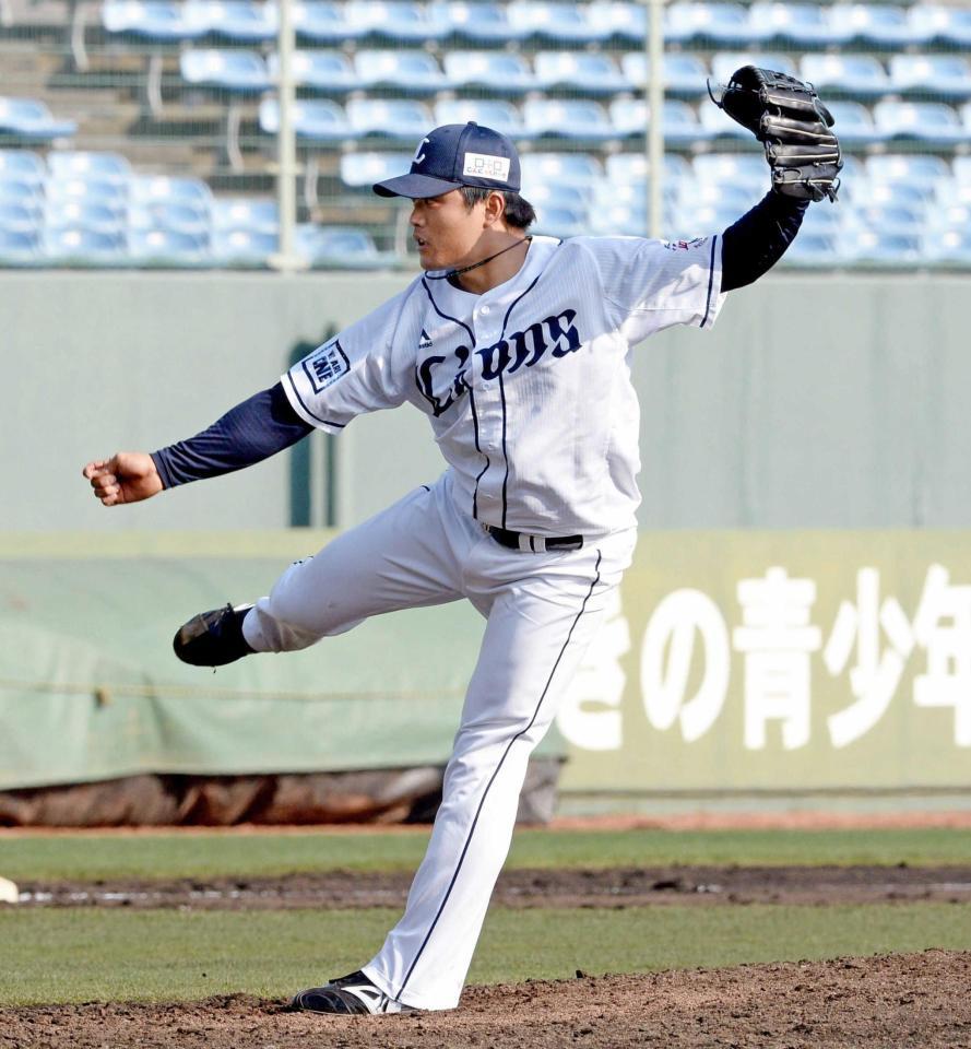 　３番手で登板し、３回６奪三振の松本航