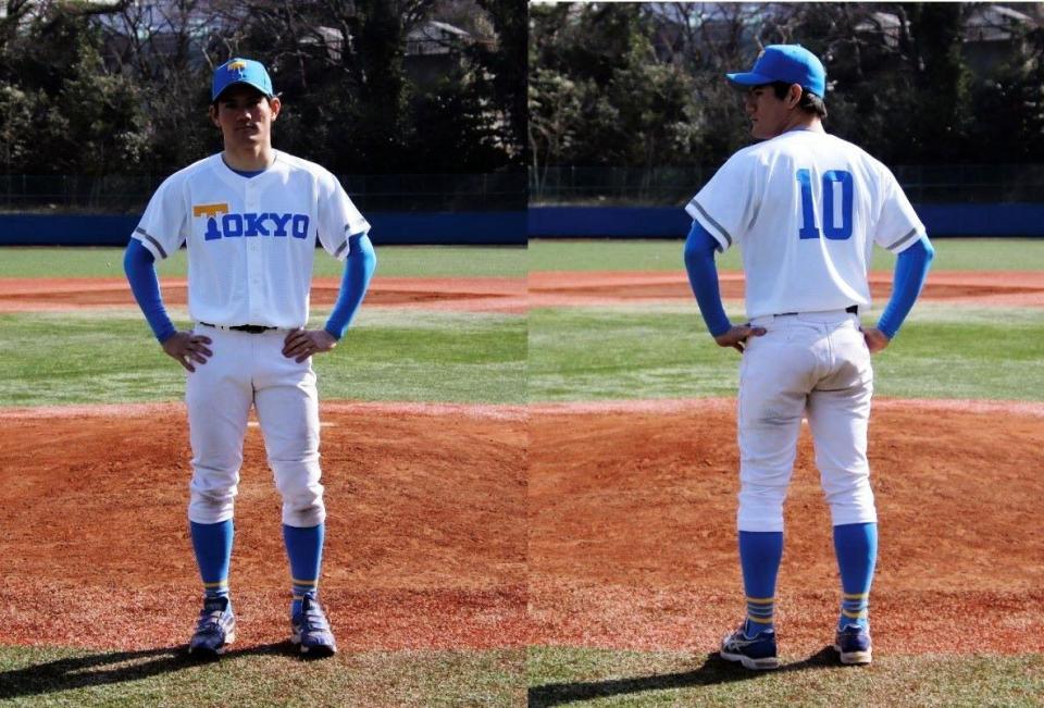 今季から採用される東大ユニホーム（東大野球部提供）