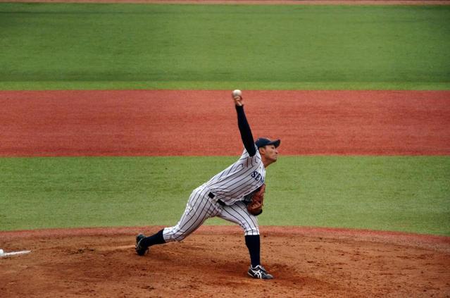 仙台大 稲毛田 最速１５３キロ 自己記録４キロ更新 ２者連続の空振り三振 野球 デイリースポーツ Online