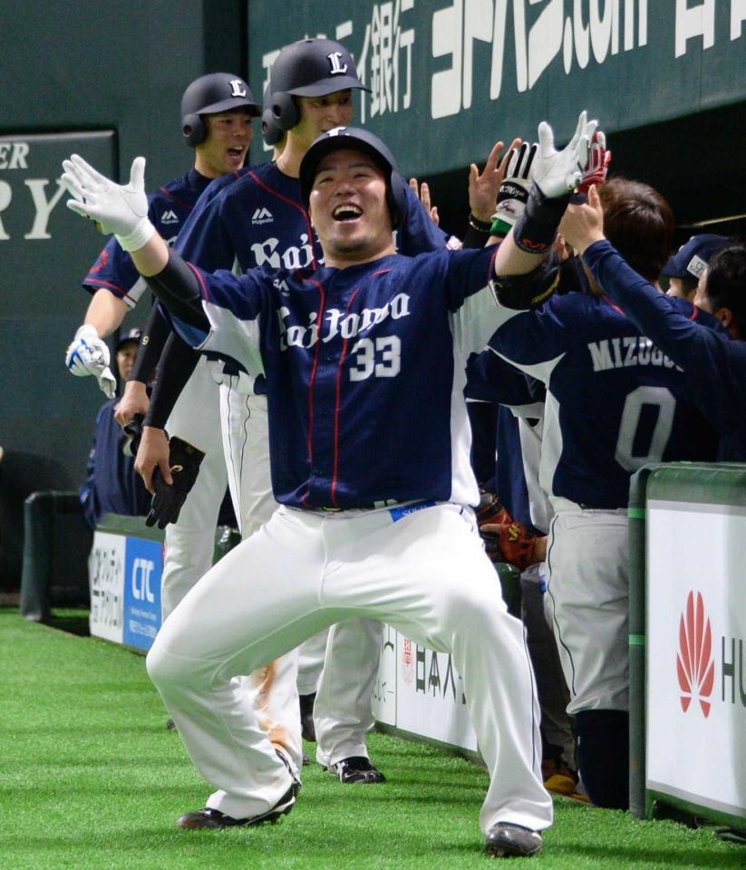 西武 山川どすこい１号満塁弾 負けはしたけど今後につながる 野球 デイリースポーツ Online