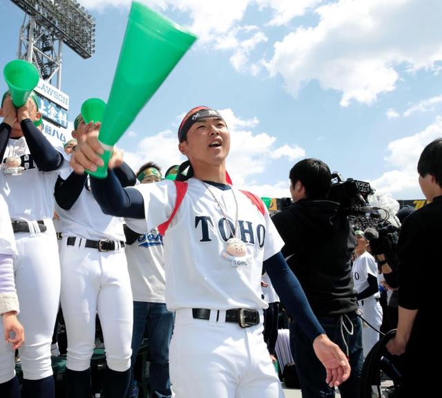 優勝の東邦、応援団長は平成最初のＶ投手長男 ３０年前ハチマキ