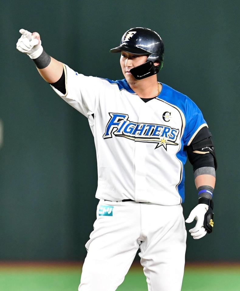 日本ハム 中田 先制適時打でガッツポーズ ３連敗中のチーム鼓舞 野球 デイリースポーツ Online