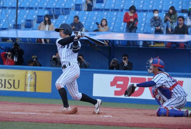 亜大の１年生・田中幹也が３安打３打点　東海大菅生２年時に甲子園４強入り