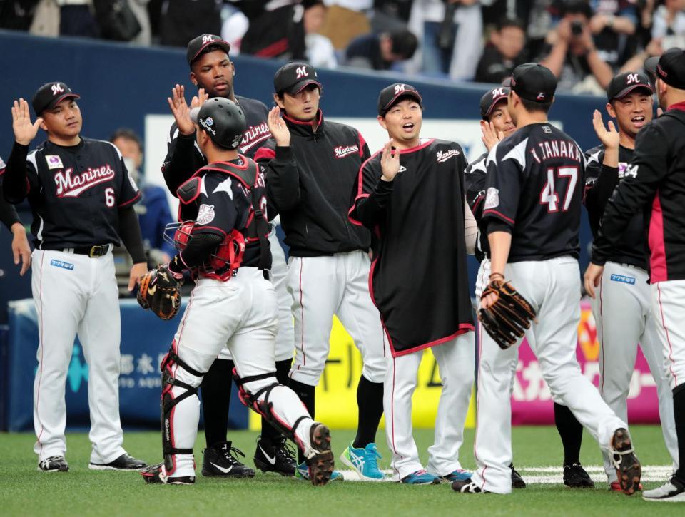 ロッテが４連勝 涌井が７回無失点で２勝目 被安打７も要所を締める 野球 デイリースポーツ Online