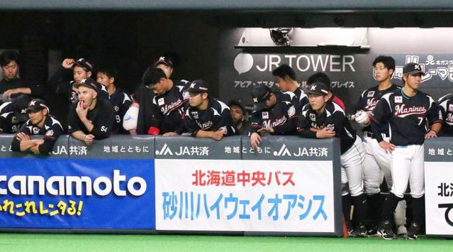 ロッテ 札幌ドームで昨年から８連敗 今季３度目の同一カード３連敗 野球 デイリースポーツ Online