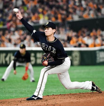 　力投するオリックス先発・Ｋ-鈴木