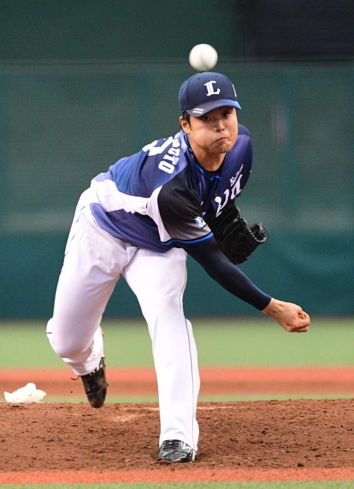 　西武先発・松本航