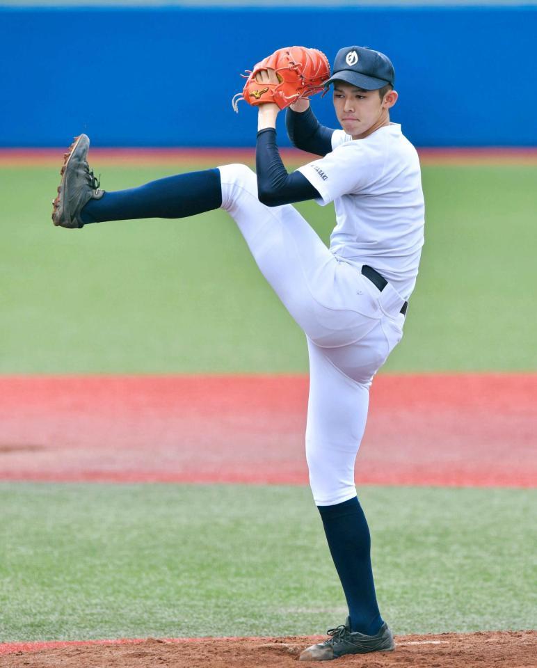 　５回無失点と好投した佐々木