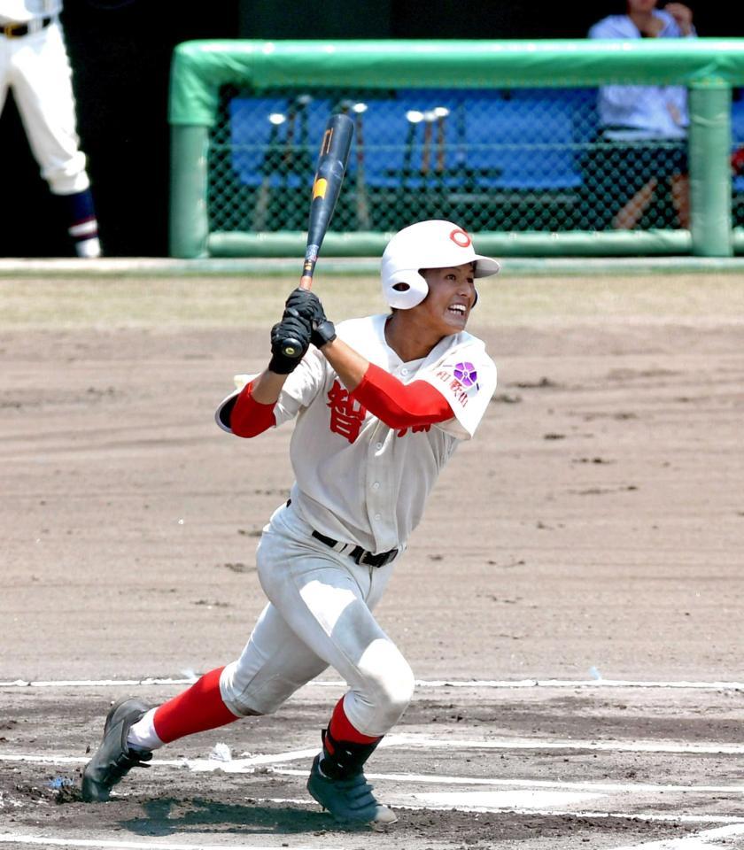 プロ注目 智弁和歌山 黒川 完璧 先頭ｖ弾 頼れる主将 甲子園で暴れたい 野球 デイリースポーツ Online