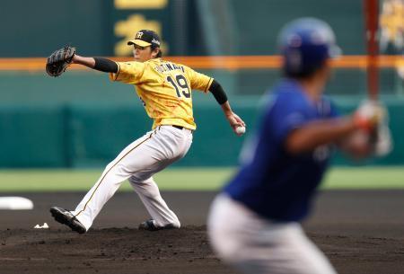 　中日戦に先発した阪神・藤浪＝甲子園