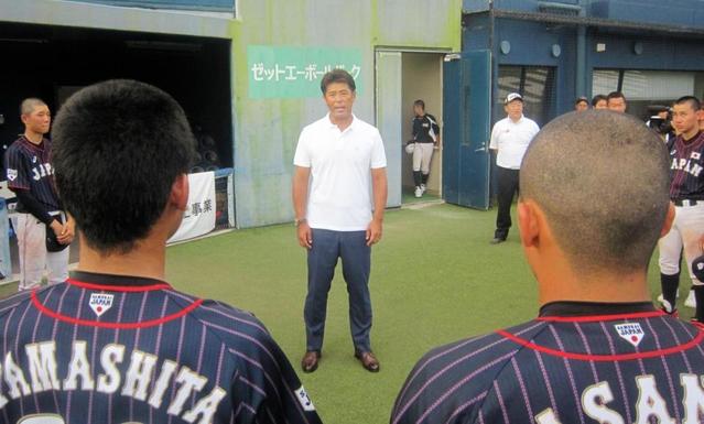 侍ジャパン 稲葉監督 ｕ １５メンバーを激励 誇りを胸に戦ってほしい 野球 デイリースポーツ Online