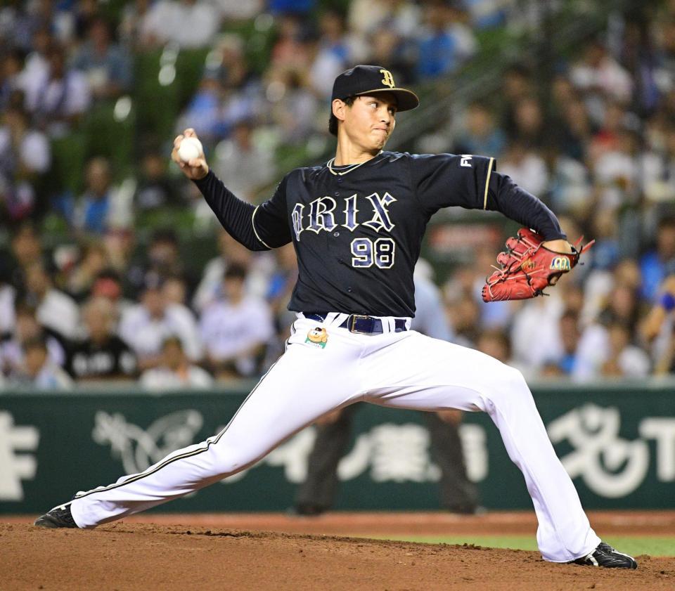 オリックス先発・張