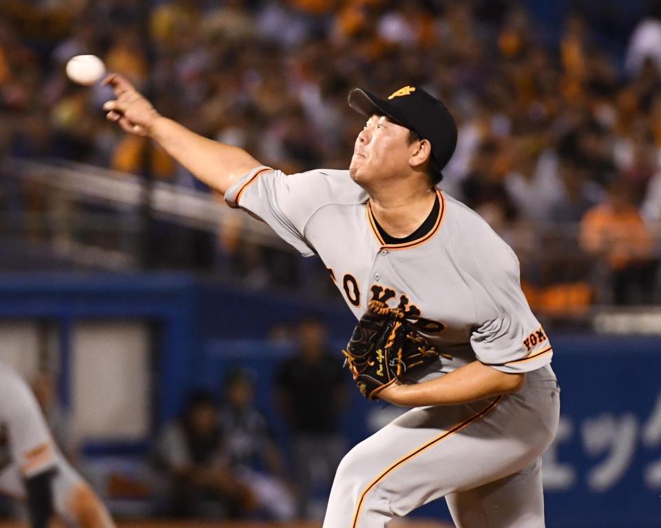 巨人山口俊 六回途中４失点の力投で13勝目の権利 野球 デイリースポーツ Online