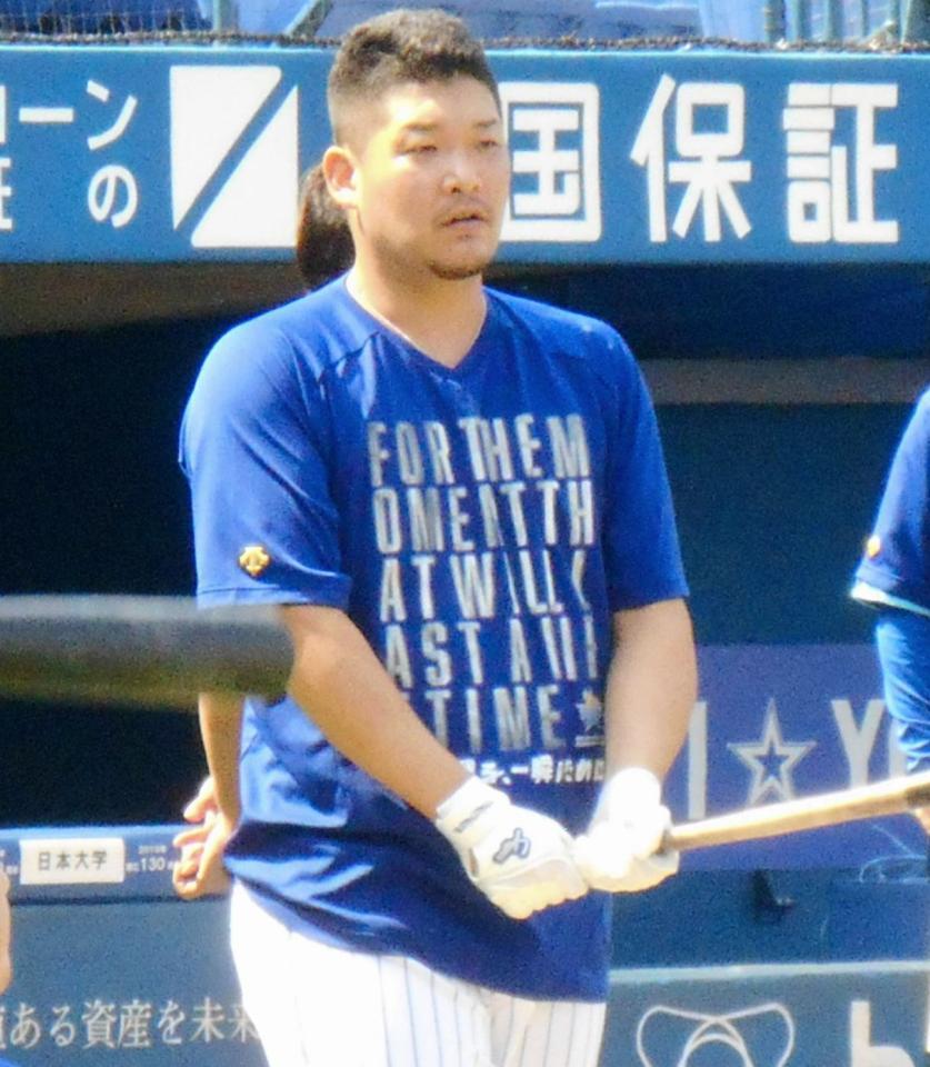 紅白戦に出場した筒香