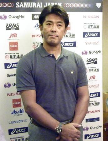 　野球日本代表の稲葉篤紀監督