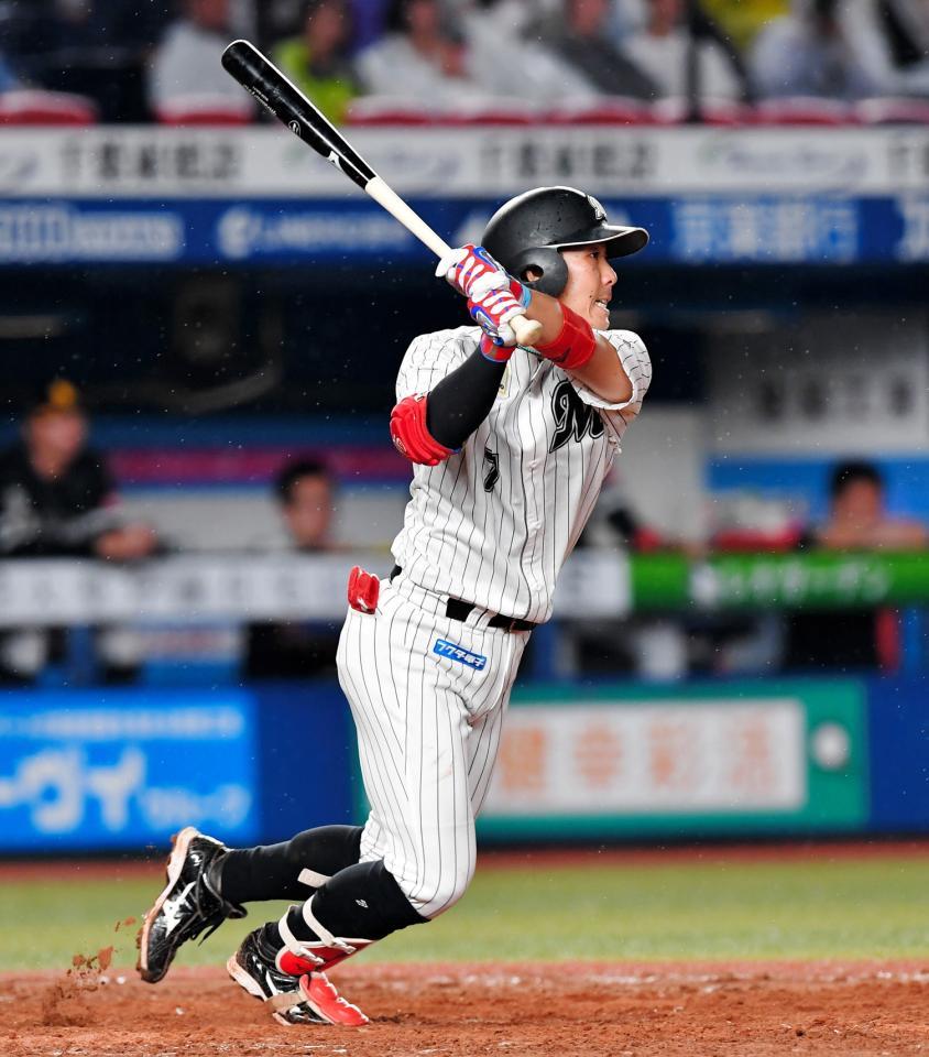 　ＦＡ権行使を表明したロッテ・鈴木大地