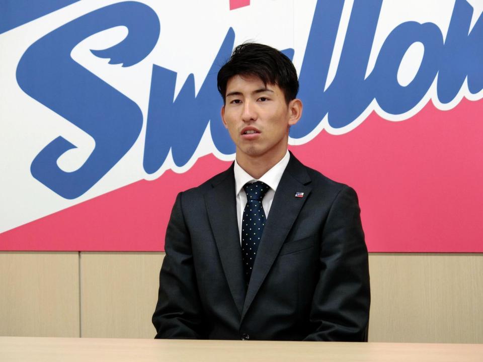 契約更改交渉を終えたヤクルト・金久保