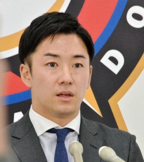 　来季へ決意を込める斎藤佑