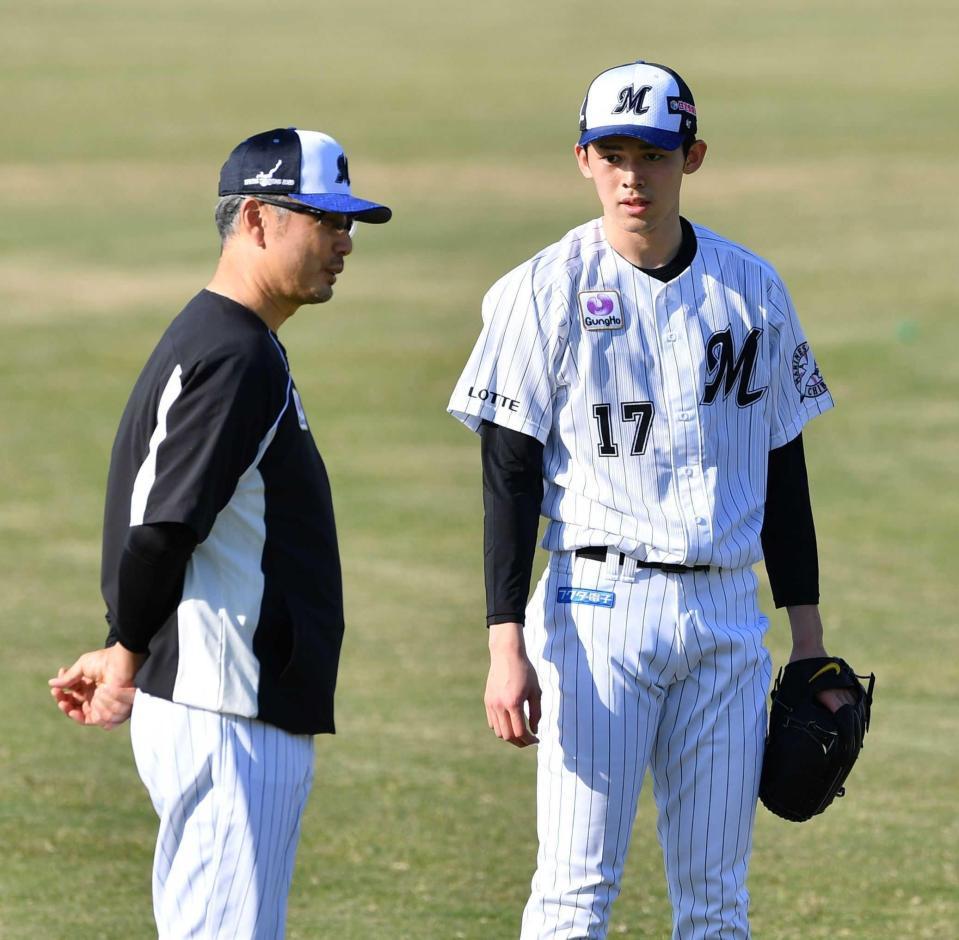 ロッテ佐々木朗希 一問一答 ユニホーム かっこいい これを着て活躍したい 野球 デイリースポーツ Online