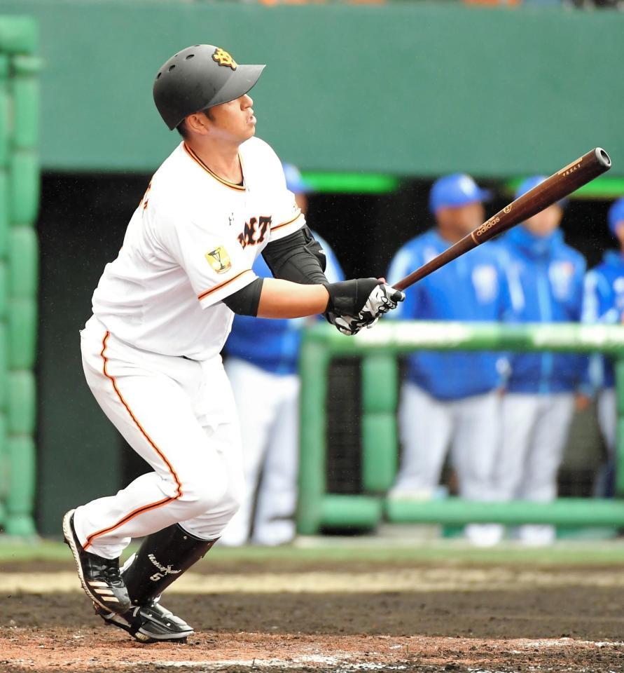 巨人 中島がオープン戦１号 １８年目の復活へ一歩 野球 デイリースポーツ Online