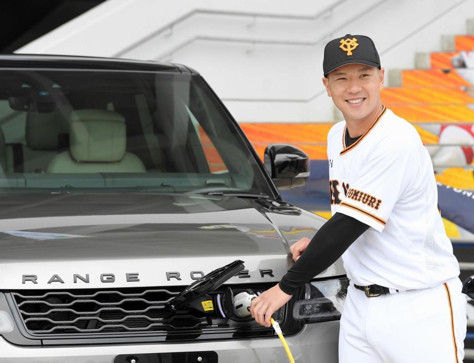 巨人 今年もジャガー ランドローバー車両を提供 原監督 この車で勝利重ねたい 野球 デイリースポーツ Online